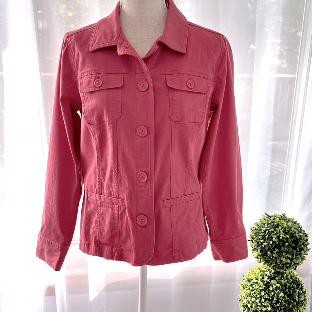 Croft & Borrow Mauve Utility Jacket Size Medium